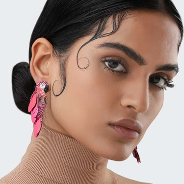 Ara Earrings - Fuchsia