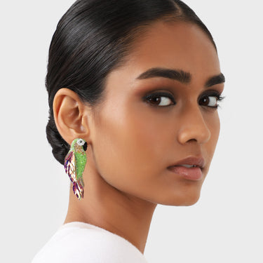 Ara Earrings - Lime