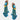 Kingfisher Earrings - Turquoise