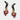 Bird of Paradise Earrings - Khaki
