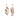 Aurea Bloom earrings (S)- Pinky Candy
