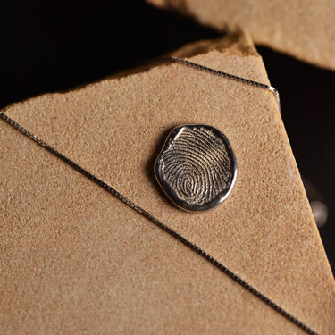 Fingerprint Pendant (Single) - 925 Silver