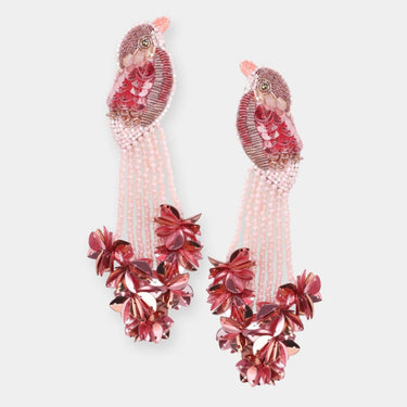 Kingfisher Earrings - Pink